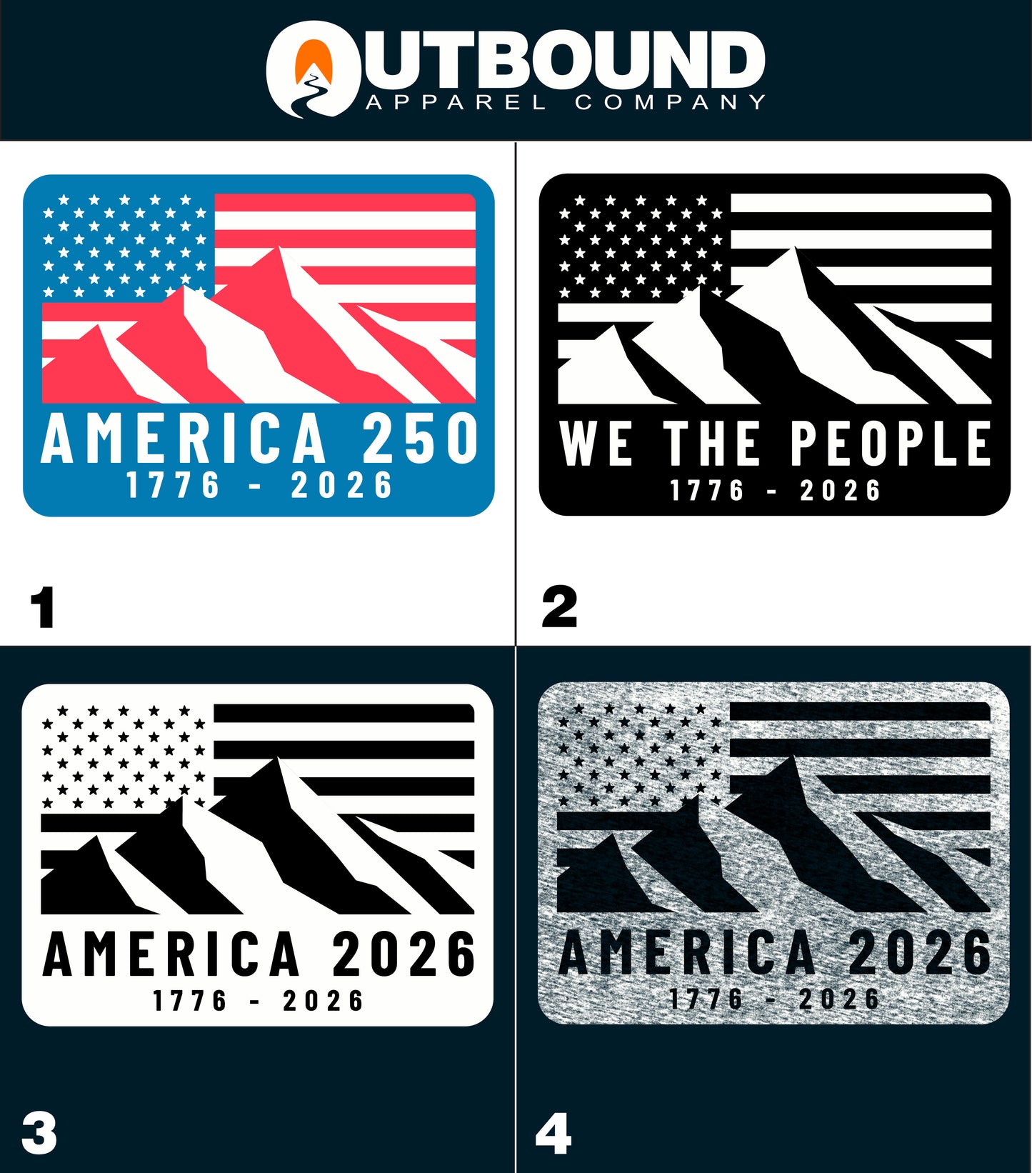 America 250 1776 - 2026 Apparel Product