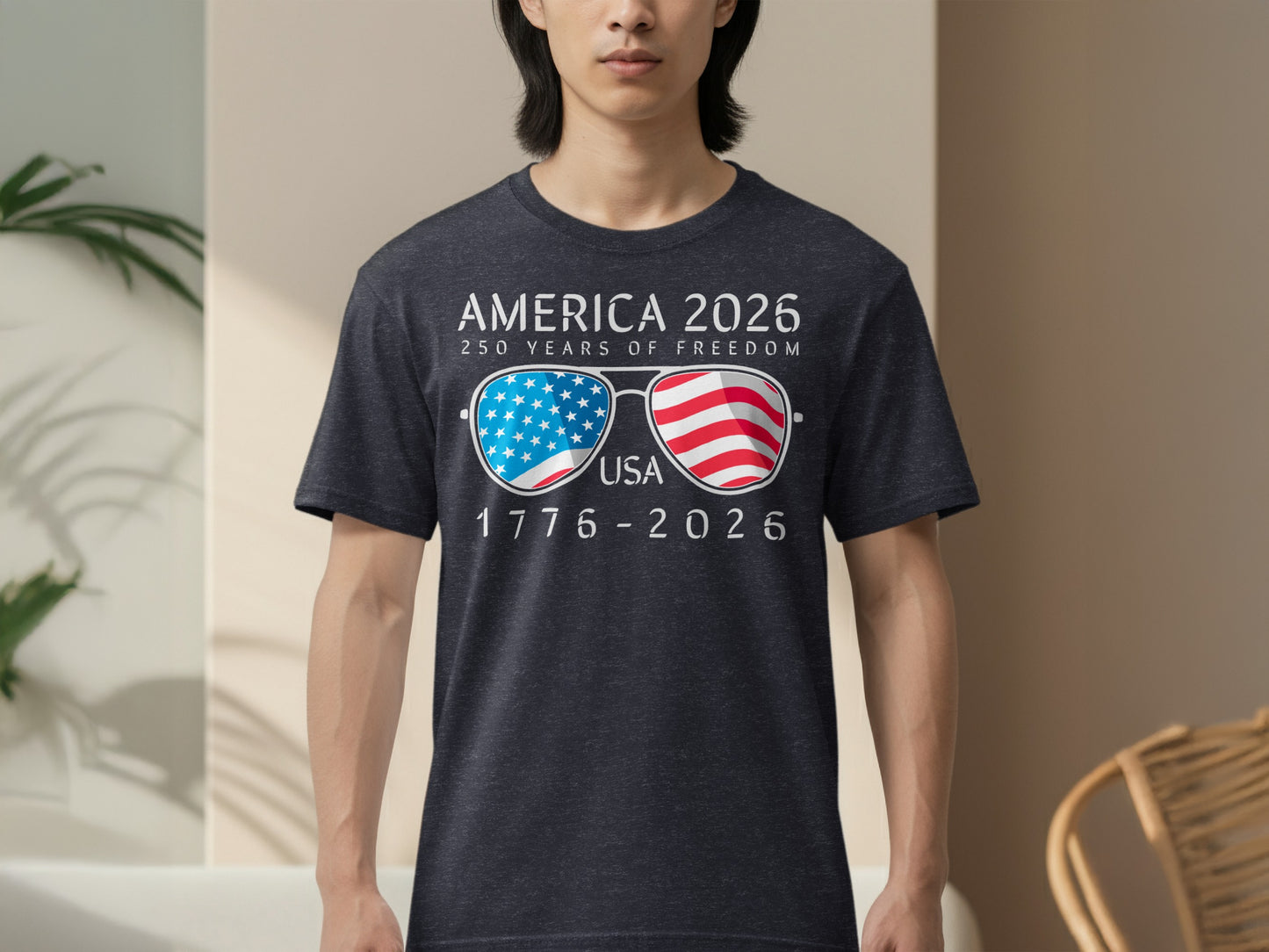 America 2026 Patriotic Sunglasses T-Shirt product
