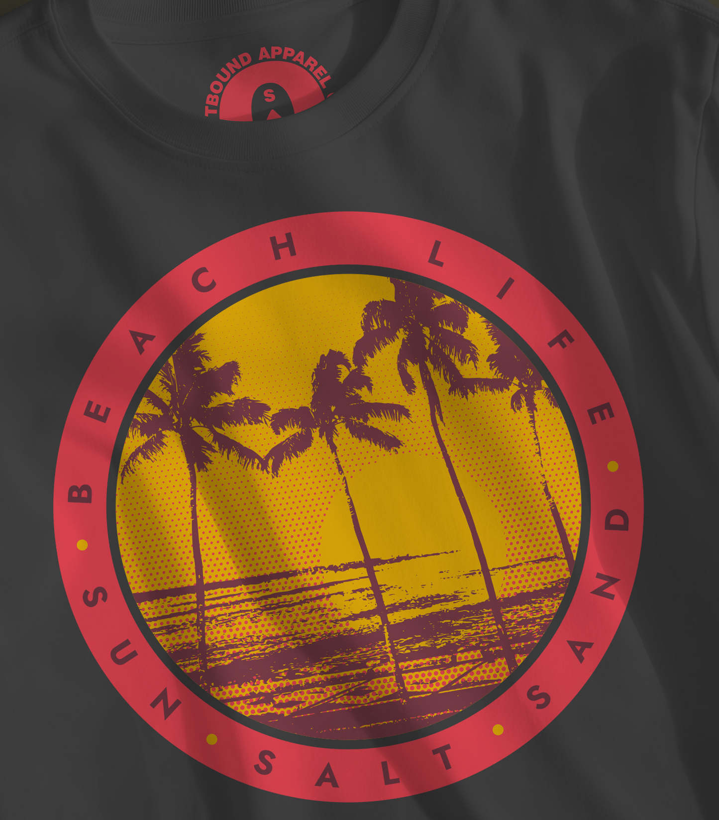 Sun Sand Beach Life Round Graphic Tee product