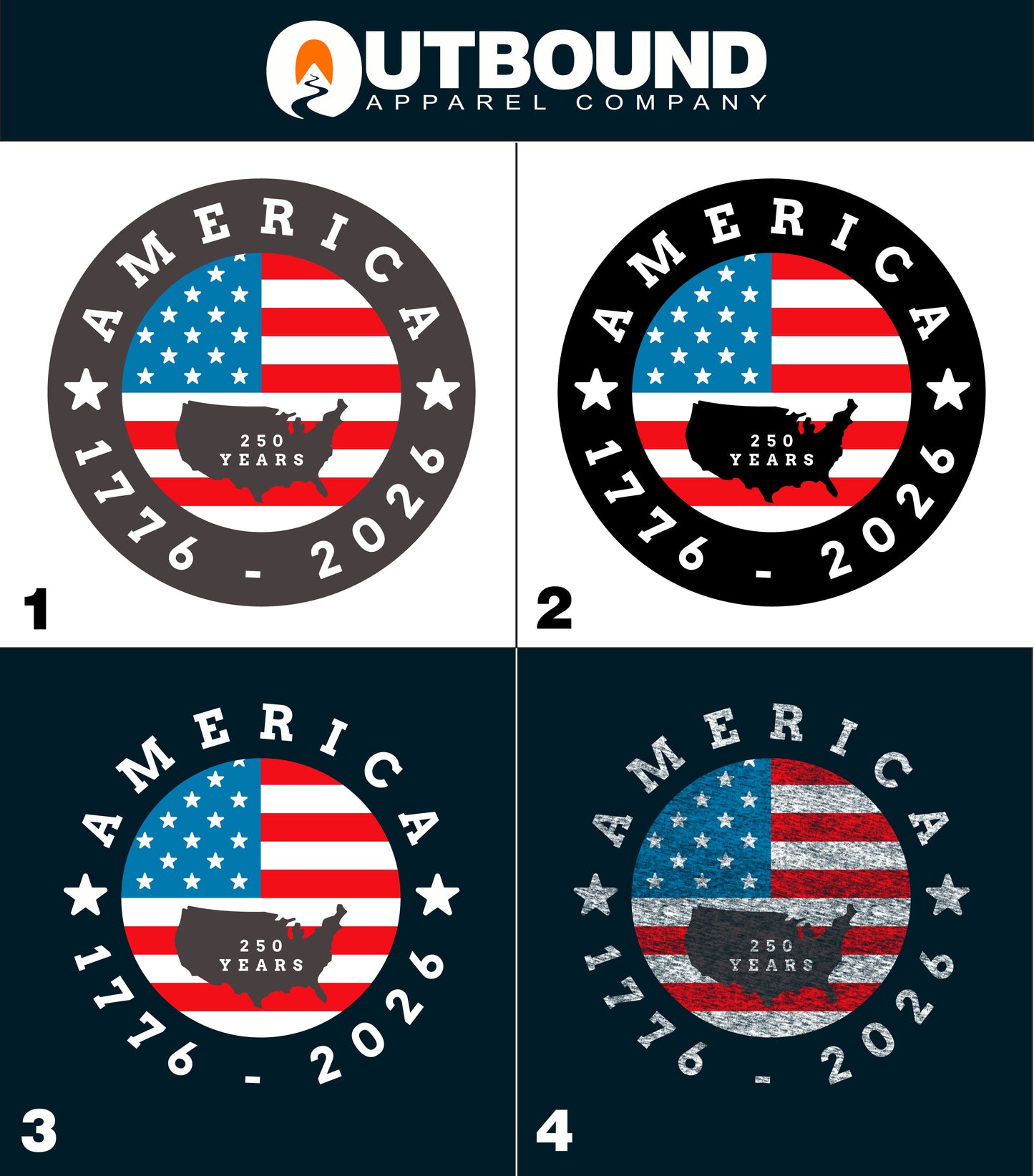 America 1776 2026 250 years patriotic product