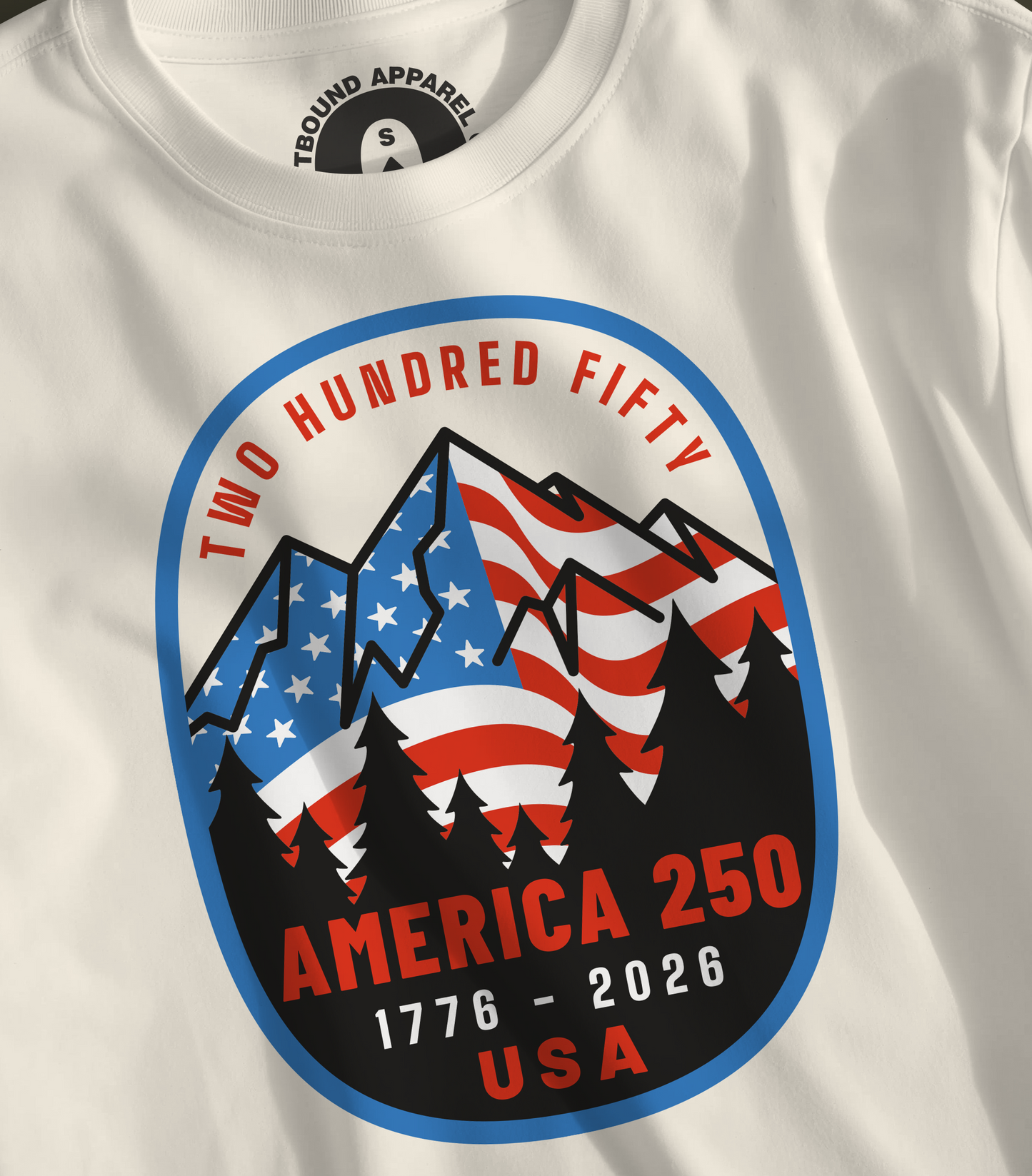 Patriotic USA Mountain Design Commemorative Shirt product