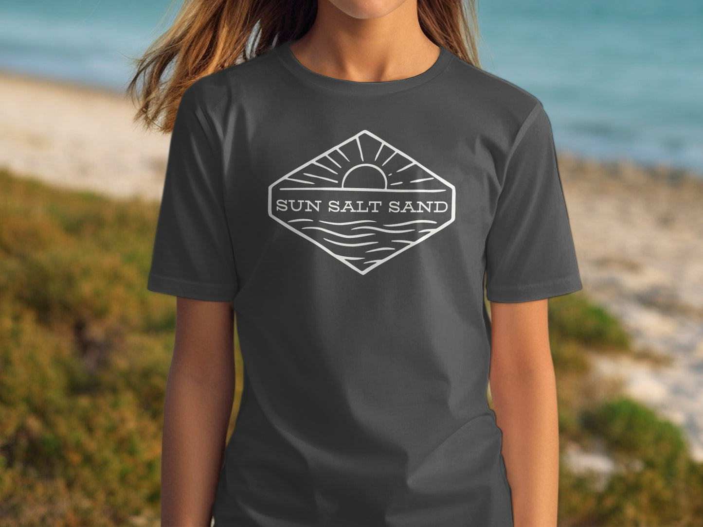 Sun Salt Sand Design Graphic Tee Shirt product type