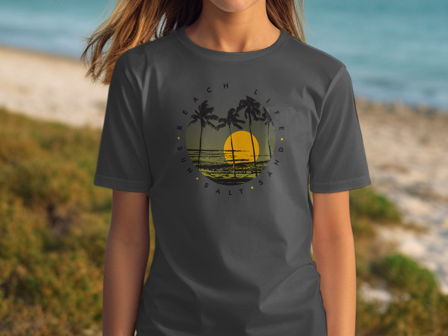 Beach Life Sun Sand Salt Graphic T-Shirt product
