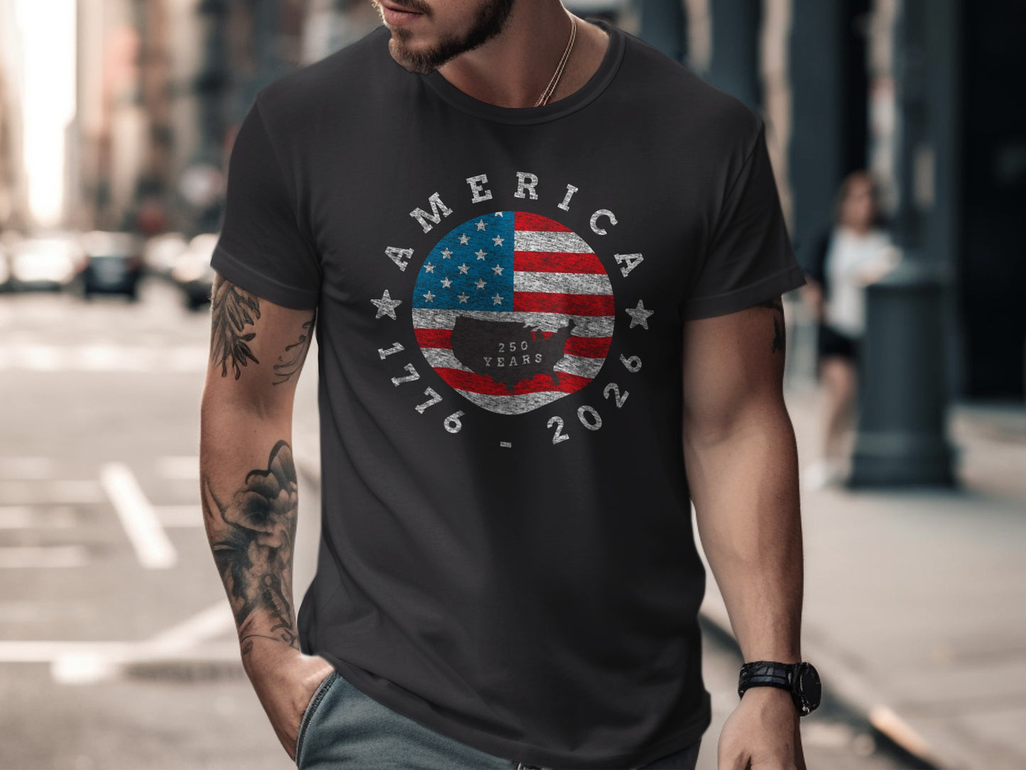 America 1776 2026 250 Years 4th of July T-Shirt product
