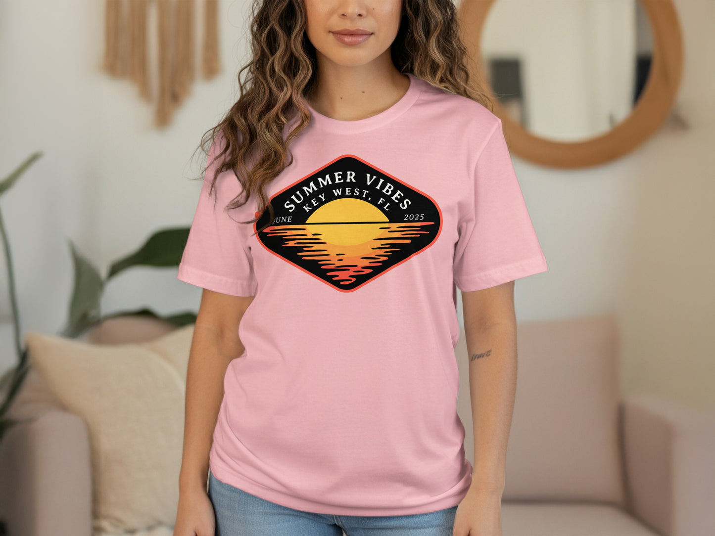 Summer Vibes Fine Key West FL 2023 T-Shirt product type