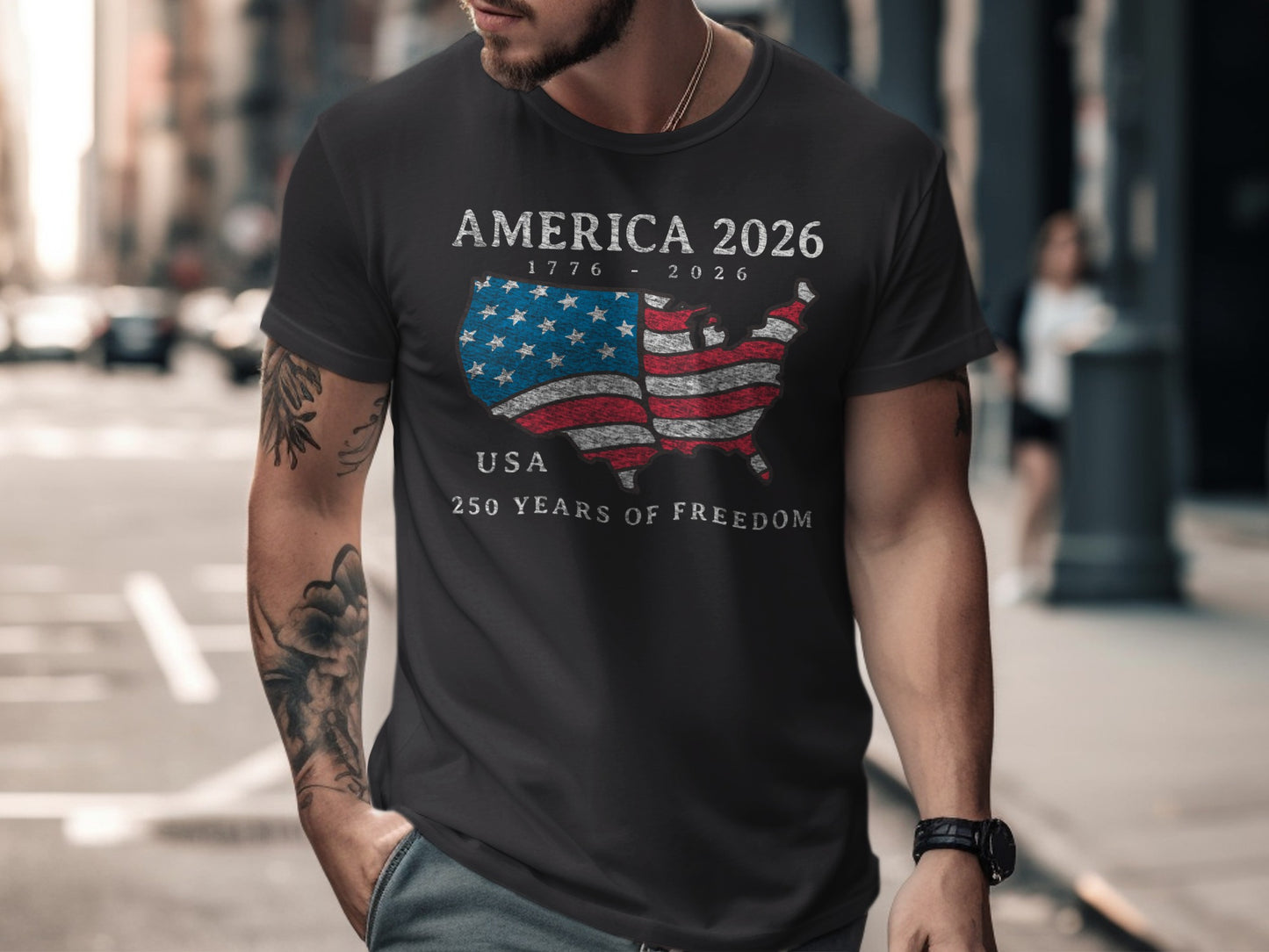 America 2026 250 Years of Freedom USA T-shirt product