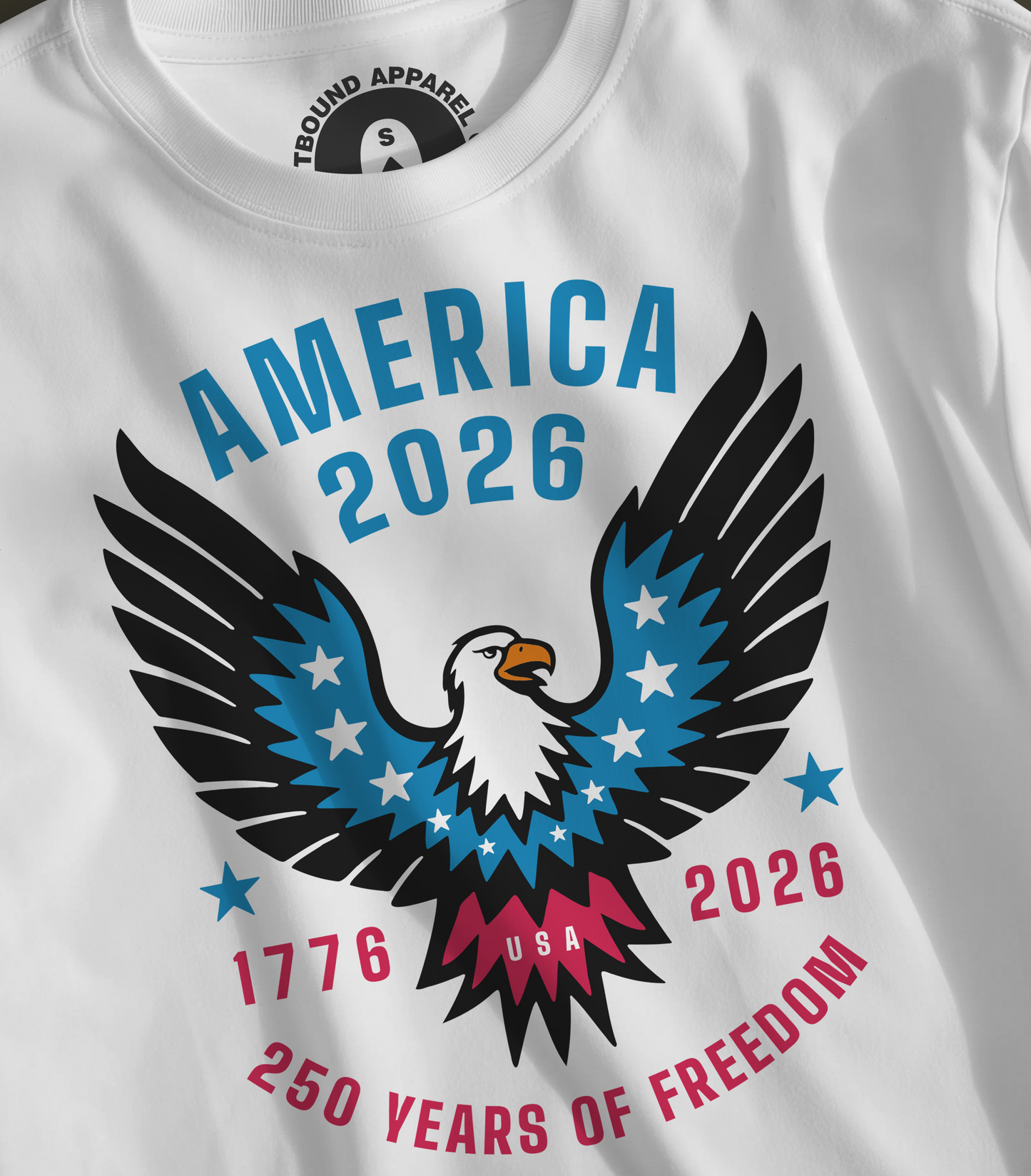 America 2026 Eagle 250 Years Freedom T-shirt