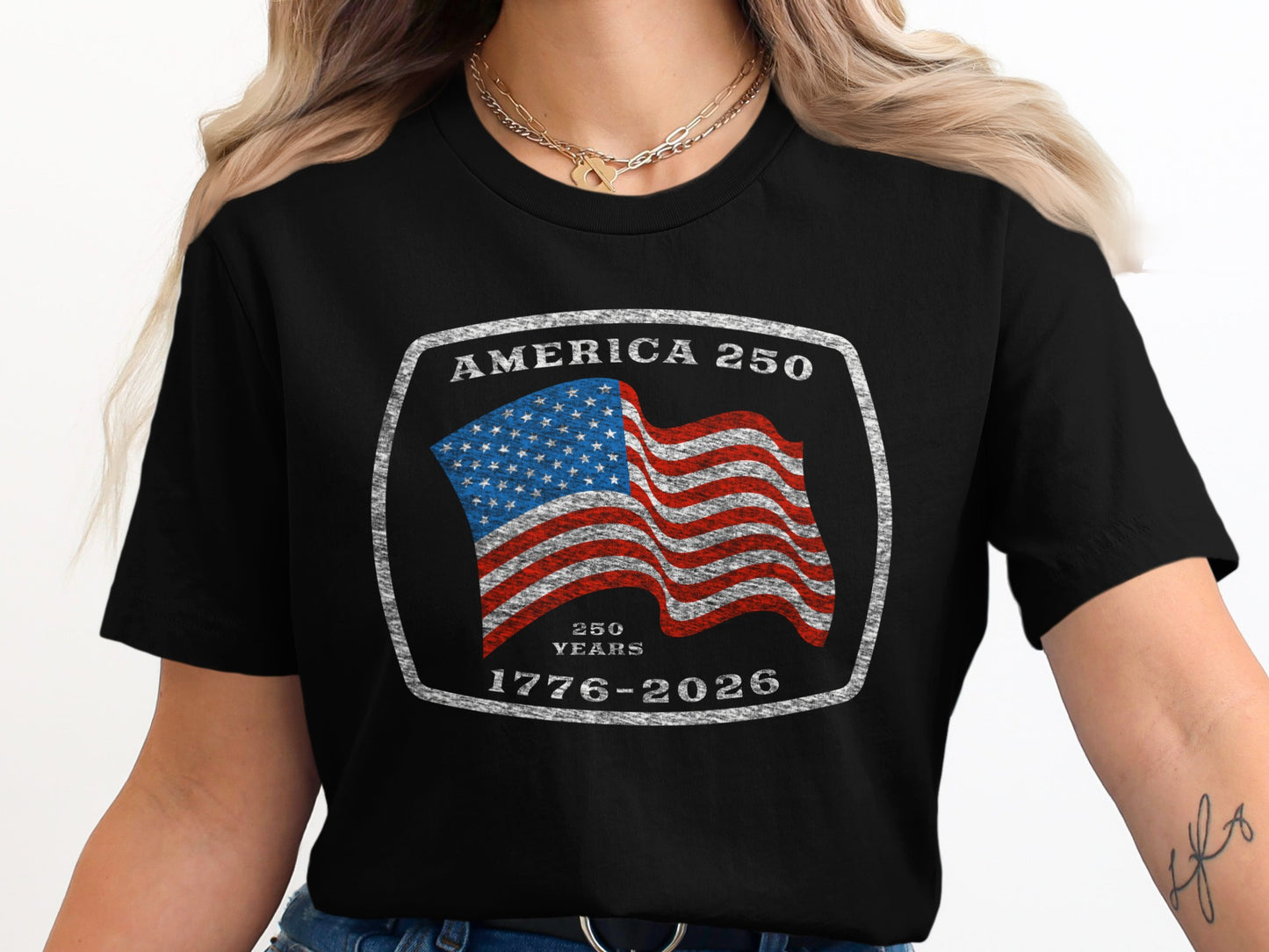 America 250 Years 1776-2026 Patriotic T-shirt product