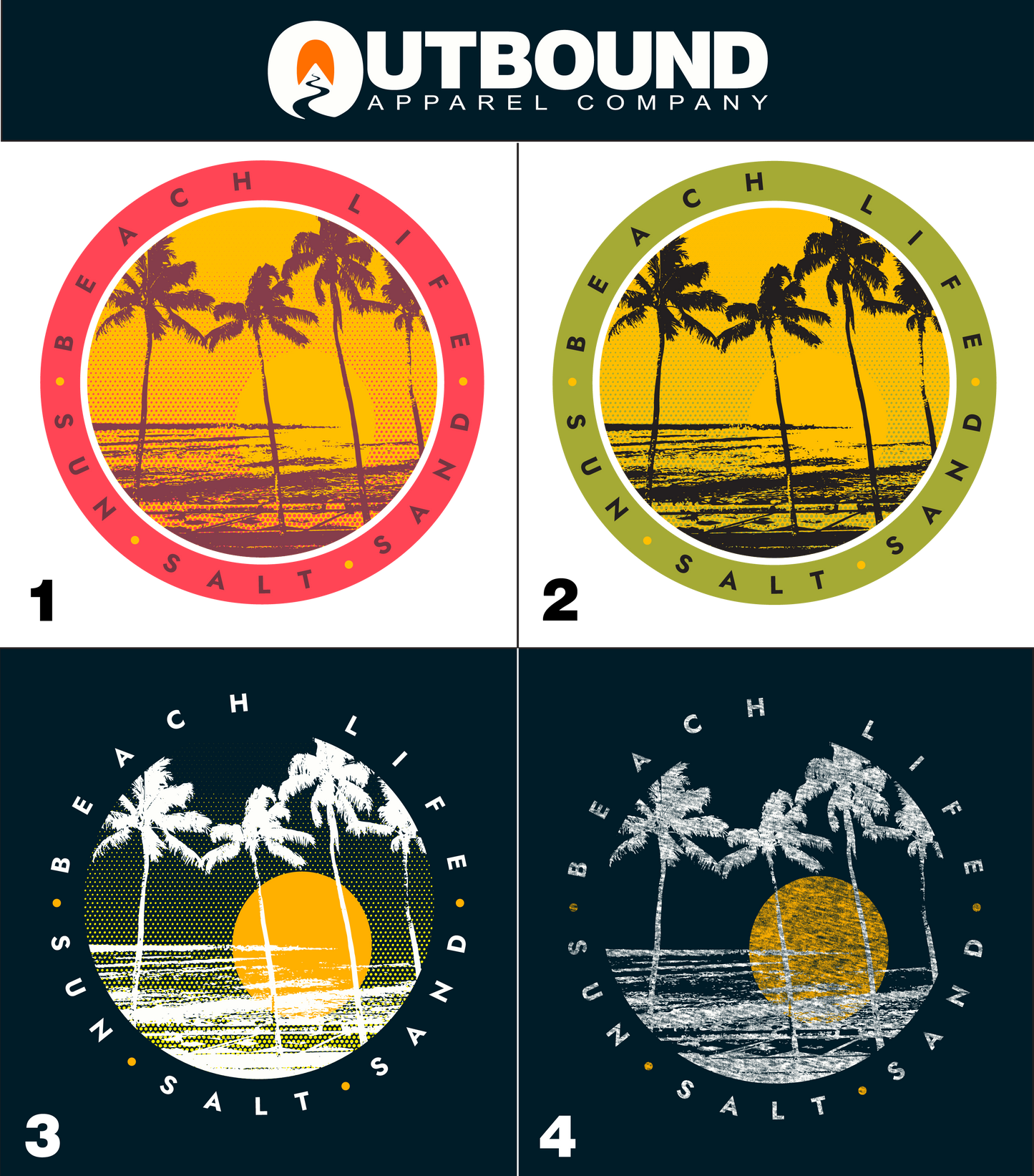 Sunset Beach Life Graphic T-Shirt product type