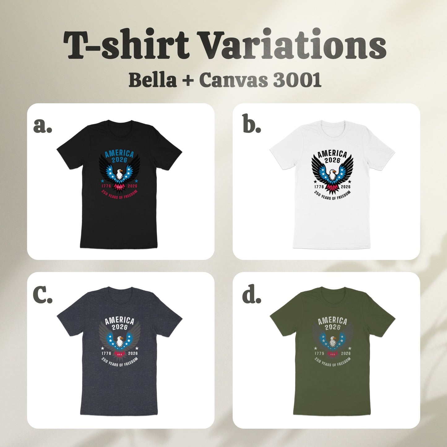 Limited Edition America 2026 Bella + Canvas T-shirt product