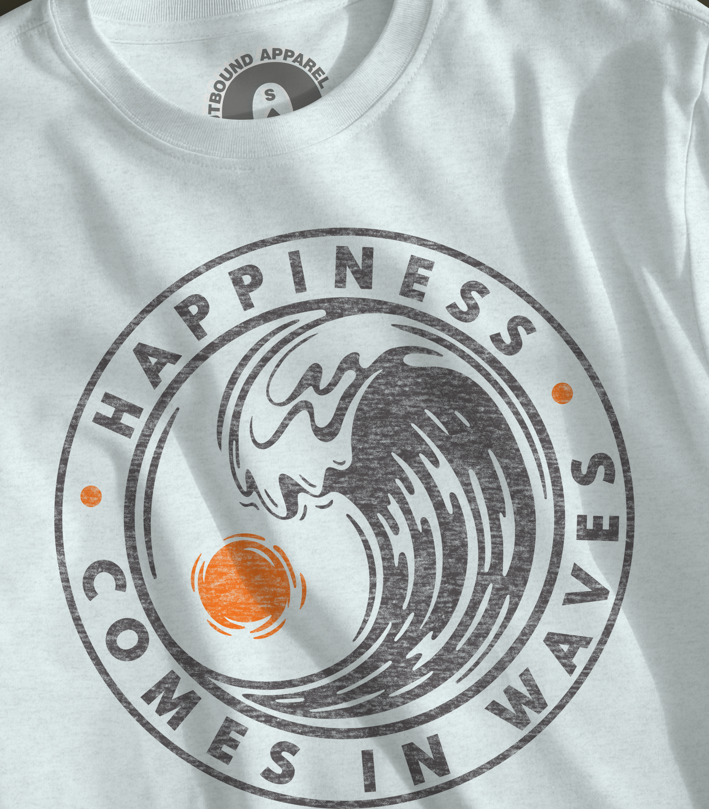 Happiness Comes In Waves Graphic T-shirt product type