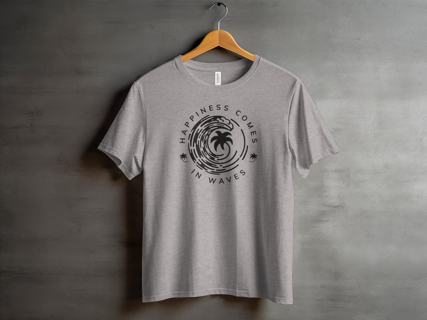 Happiness Comes In Waves Graphic T-Shirt product type