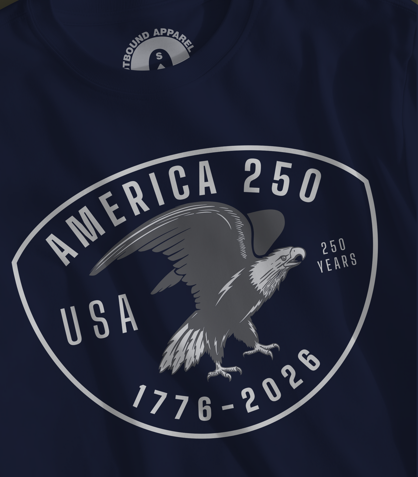 America 250 USA 1776-2026 Eagle Design T-Shirt product