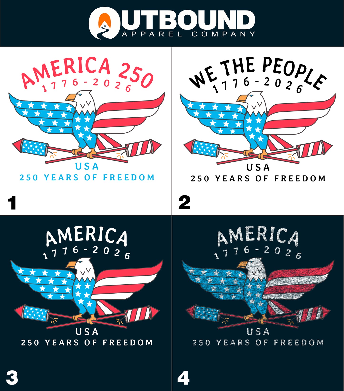 America 250 Years of Freedom USA Apparel product