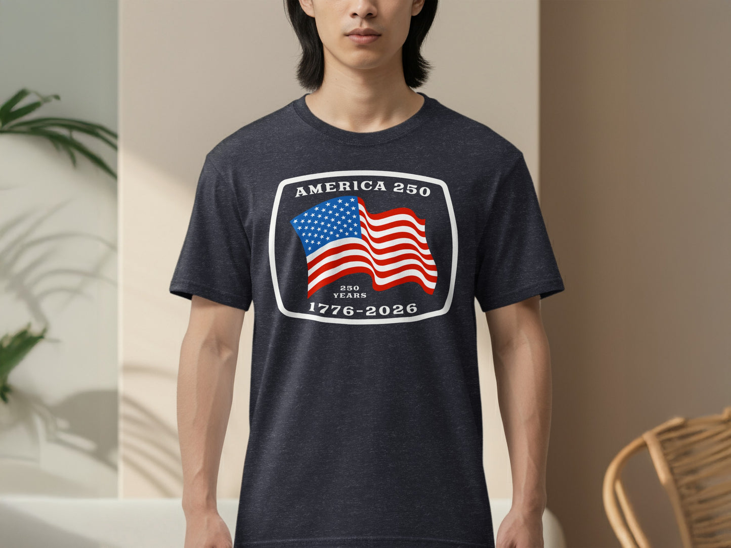 America 250 1776-2026 Flag Graphic Printed T-Shirt product