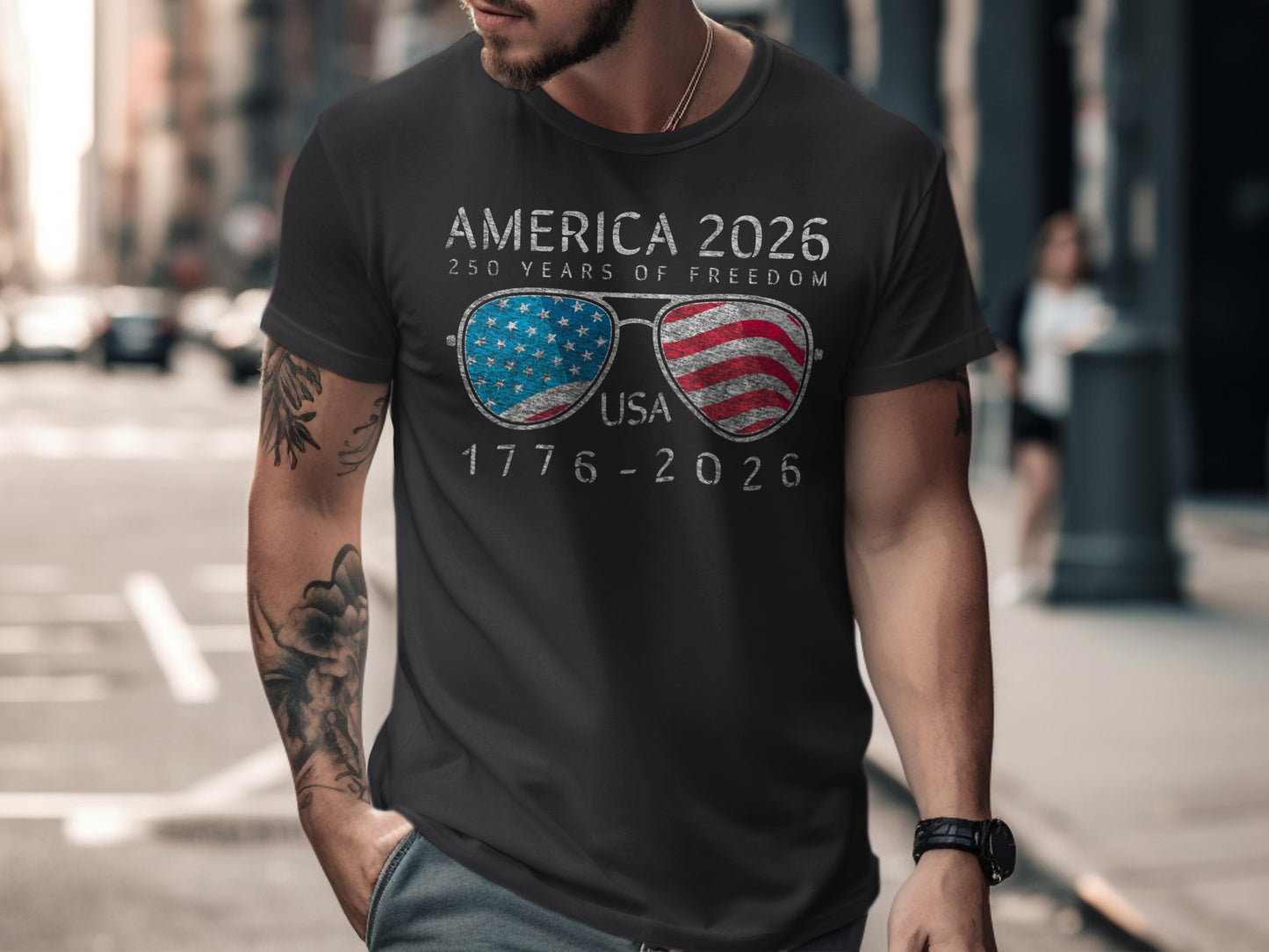 America 2026 250 Years of Freedom USA 1776-2026 T-shirt Product