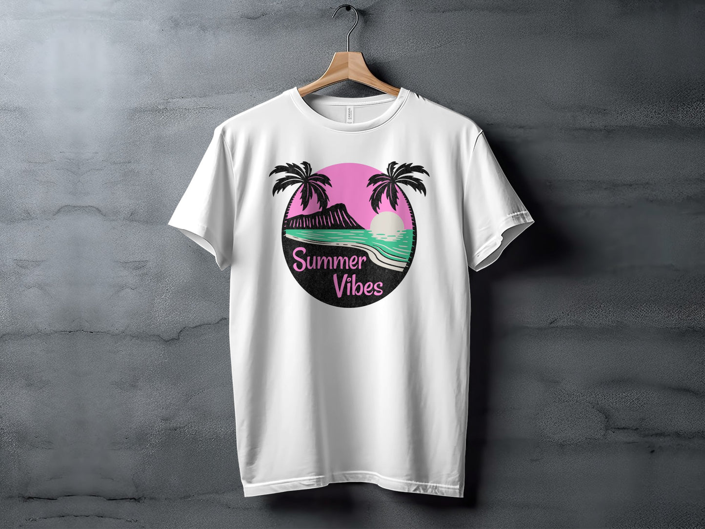 Summer Vibes Beach Sunset Graphic T-shirt product type