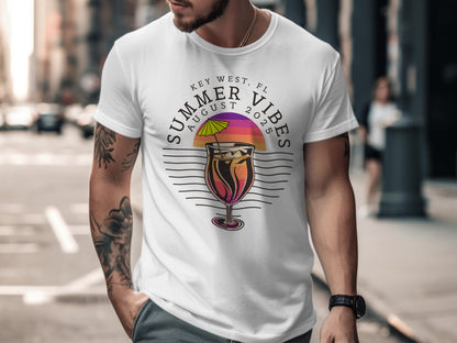 Summer Vibes Key West August 2025 Shirt product type