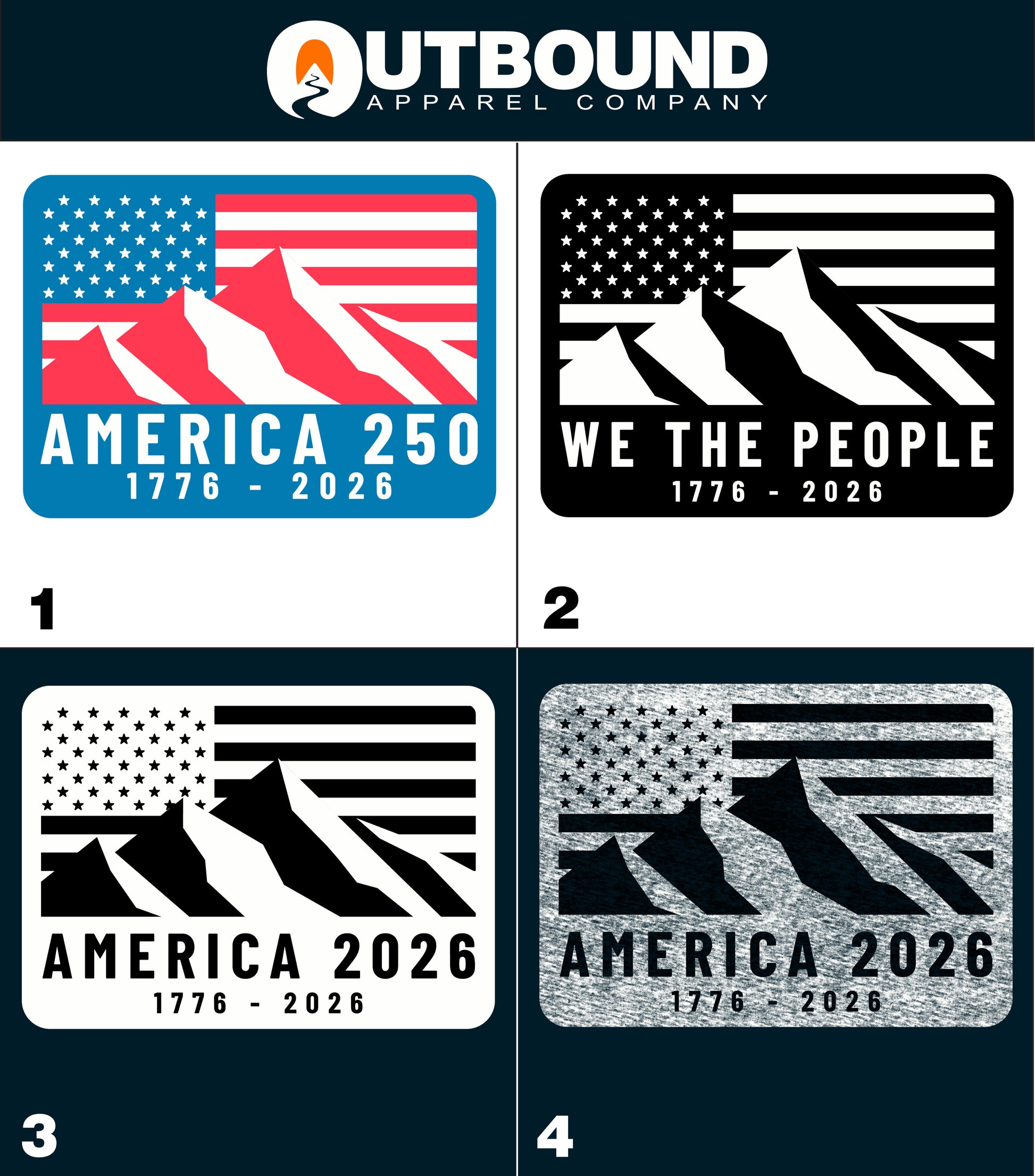 America 250 1776 - 2026 Apparel Product