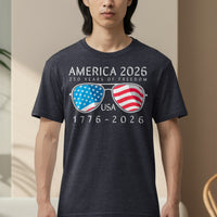 America 2026 Patriotic Sunglasses T-Shirt product