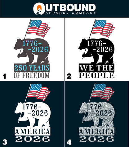 1776 - 2026 250 Years of Freedom Shirt Product