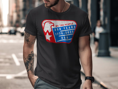 Patriotic 250 Years USA Eagle Graphic Tee product type