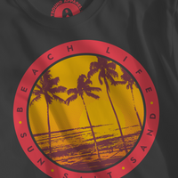 Sun Sand Beach Life Round Graphic Tee product