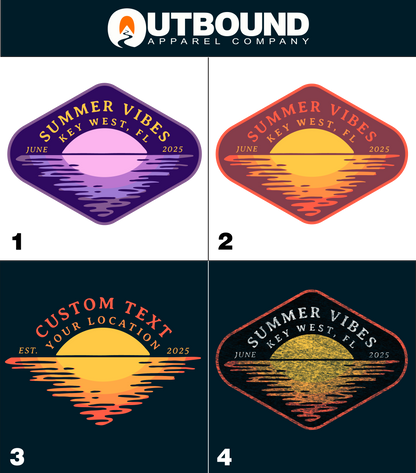 Customized Summer Vibes Location 2025 Patch product