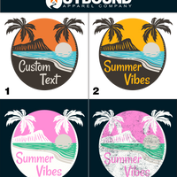 Tropical Scenery Summer Vibes Sticker product
