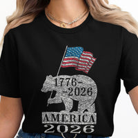 American Bear Patriot Graphic Tee 2026 Shirt product type