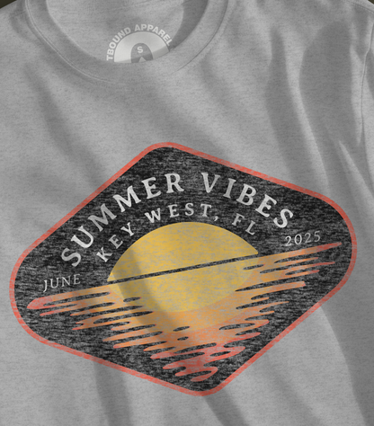 Summer Vibes Key West 2025 Graphic T-Shirt product type