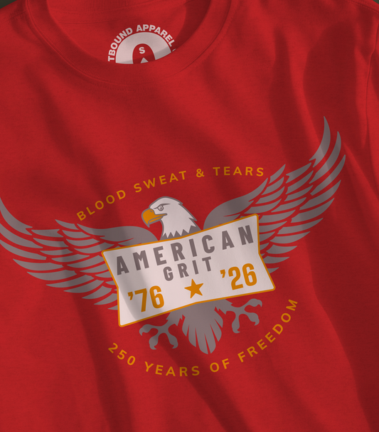 American Grit 250 Years of Freedom Eagle Print