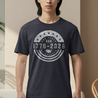 Patriotic 1776-2026 Freedom USA Graphic T-Shirt product