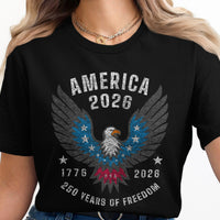 America 2026 Eagle 250 Years of Freedom T-Shirt product type