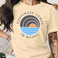 Happiness Comes in Waves Graphic Tee Shirt product type