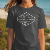 Sun Salt Sand Design Graphic Tee Shirt product type