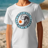 Happiness Comes In Waves Graphic Tee product