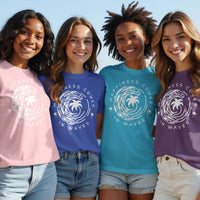 Happiness Comes In Waves Graphic Tee Shirt product