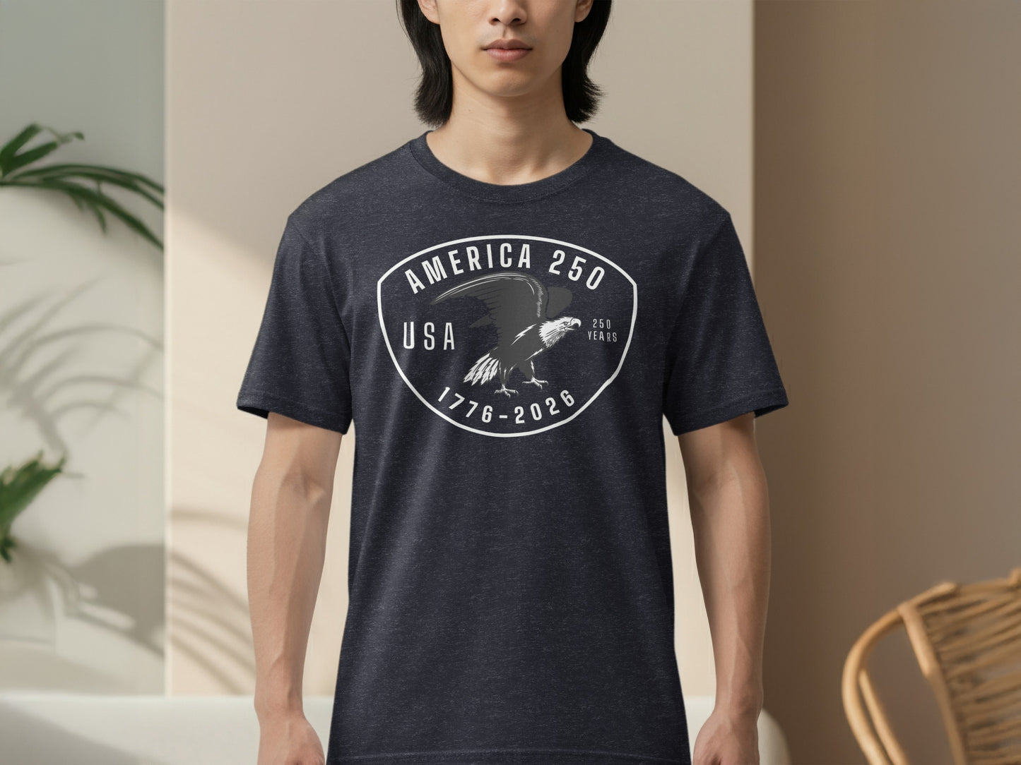 America 250 USA 1776-2026 Eagle Graphic T-shirt product