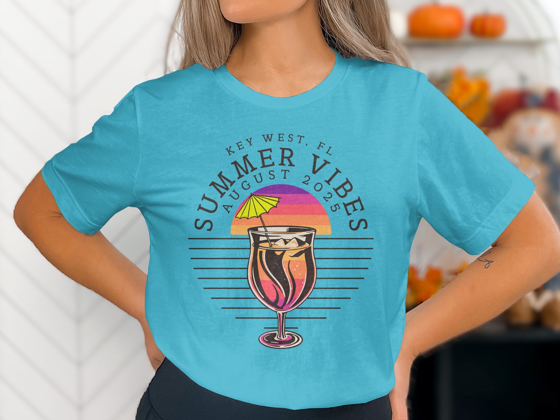 Summer Vibes Key West August 2023 T-shirt product type