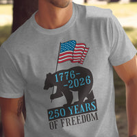 250 Years of Freedom Bear T-Shirt Patriotic product