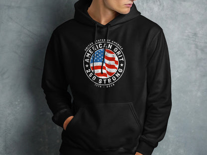 American Grit 250 Strong 1776-2026 Hoodie