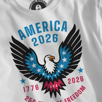America 2026 Eagle 250 Years Freedom T-shirt