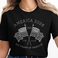 America 2026 250 Years of Freedom USA Flag product