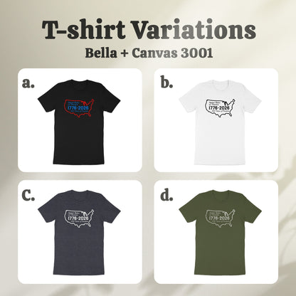 United States Anniversary T-Shirt Product