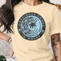 Happiness Comes In Waves Graphic T-Shirt product type