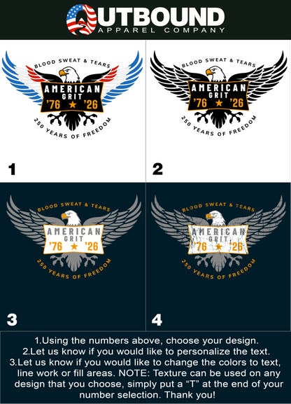 American Grit and 26 Years of Freedom Apparel Shirt