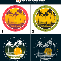 Sunset Beach Life Graphic T-Shirt product type