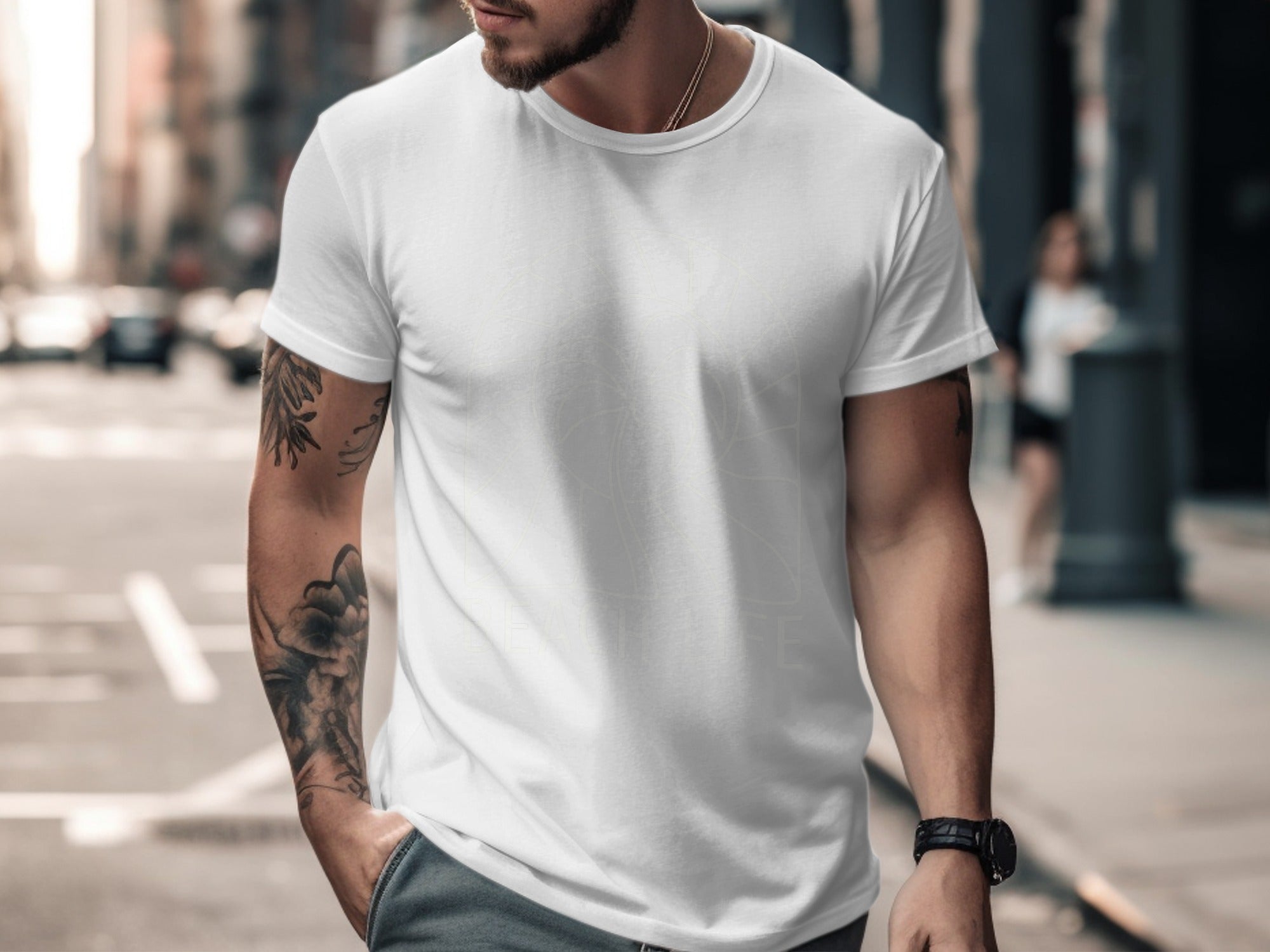 Stylish Casual Everyday Wear White T-Shirt product