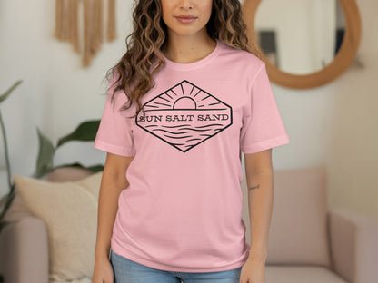Sun Salt Sand Graphic Tee Casual Unisex T-Shirt product type